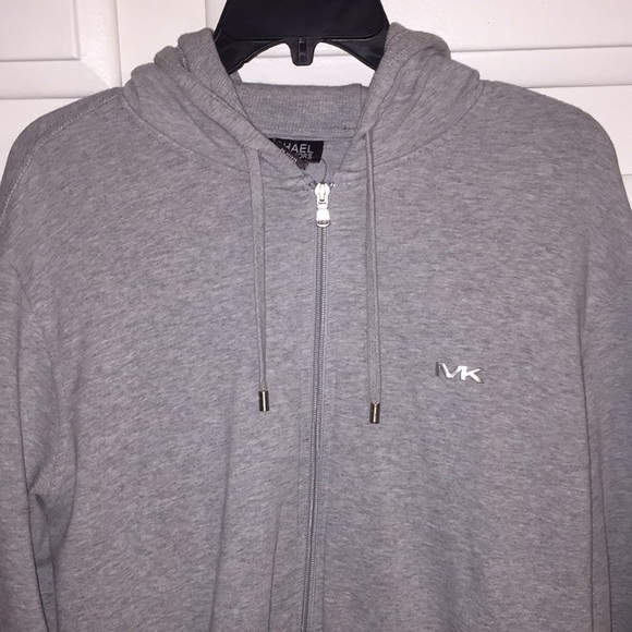 Michael Kors Grey Zip Up - Picture 2 of 5